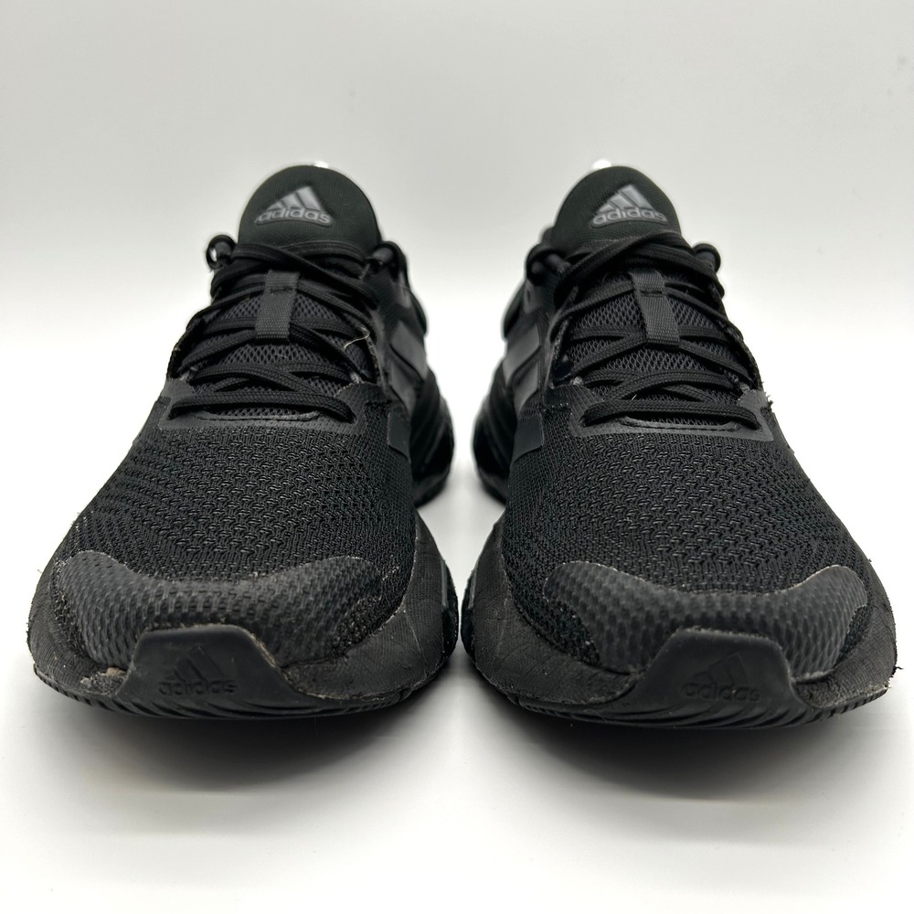 Adidas SolarGlide 5 Sneakers Womens 8 Black‎ Carbon Running Shoes GX5494 - Picture 2 of 11